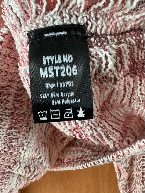 NWOT POL Open Knit Balloon Sleeve Oversized Sweater in Rose Women’s Small - Image 8