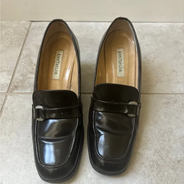 Ann Taylor Leather Heels Loafers - Image 2