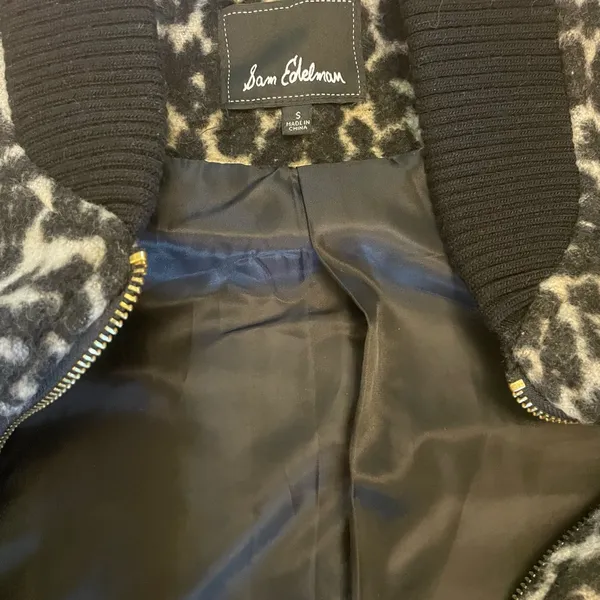 Sam Edelman Black and White Leopard Jacket - Image 4