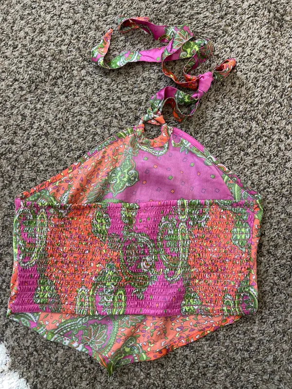 Silk Halter Top Size M - Image 5