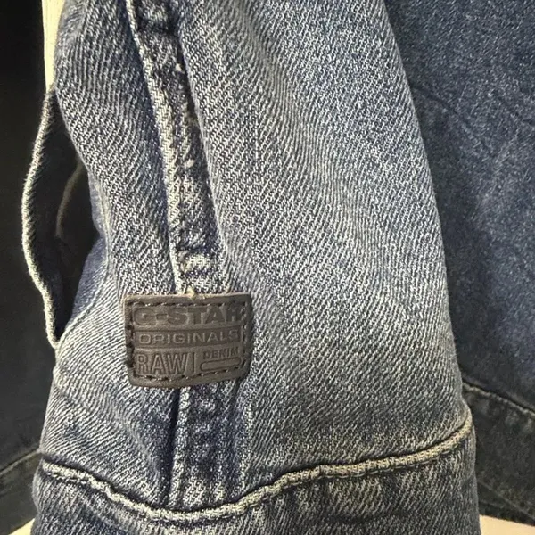 G-star Raw Blue Denim Jeans Stretchy Jacket(Size Small) - Image 9