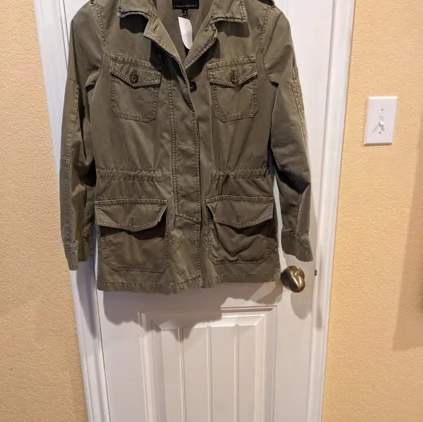 New Banana Republic Utility Cargo Jacket S - Image 4