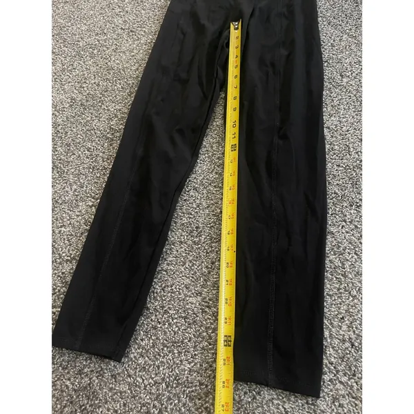 Zara sleek form-fitting black full-length tank top athletic jumpsuit L - Image 8