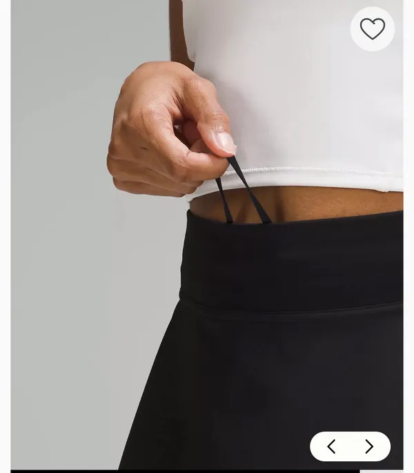 NWOT Lululemon Black Lightweight High-Rise Tennis Skirt - Image 3