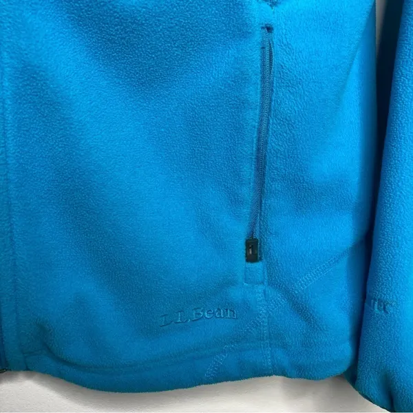 L.L. Bean polartec jacket‎ blue size small - Image 3