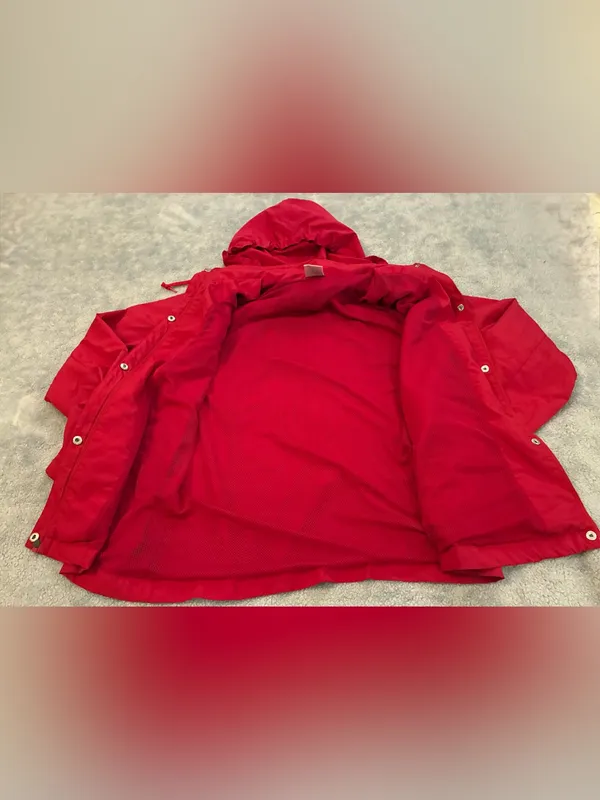 Women’s Adidas Pink Hooded Zip up Jacket Size Medium - Image 4