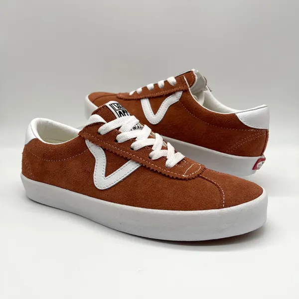 Vans Old Skool Suede Sneakers Brown White Unisex Men’s 5.5 Women’s 7 New - Image 2
