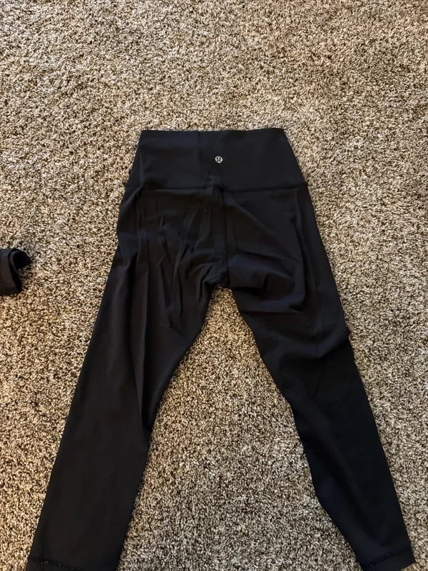 Lululemon Black Align Crop Leggings - Image 2