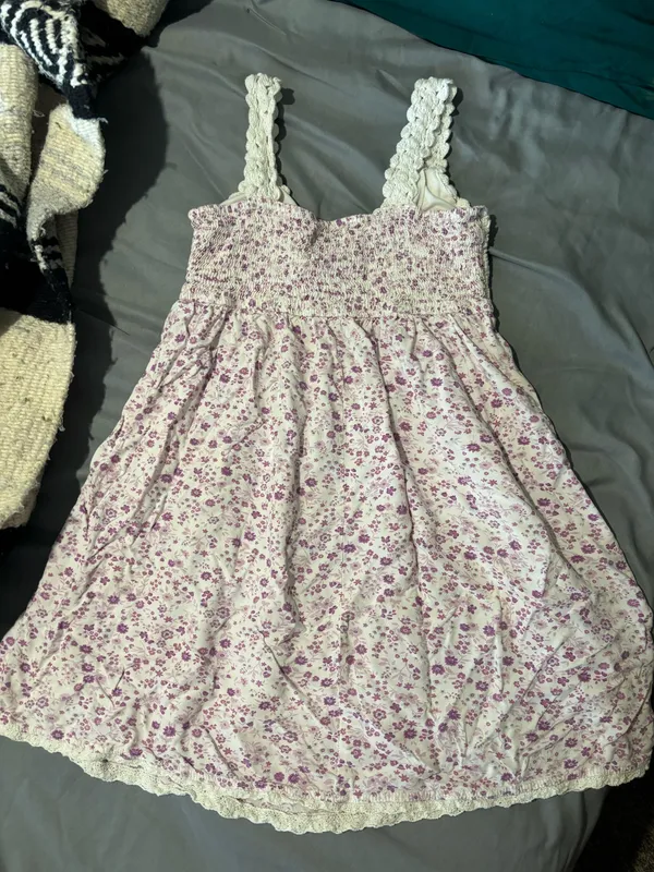 Jessica Simpson Purple flower dress - Image 2