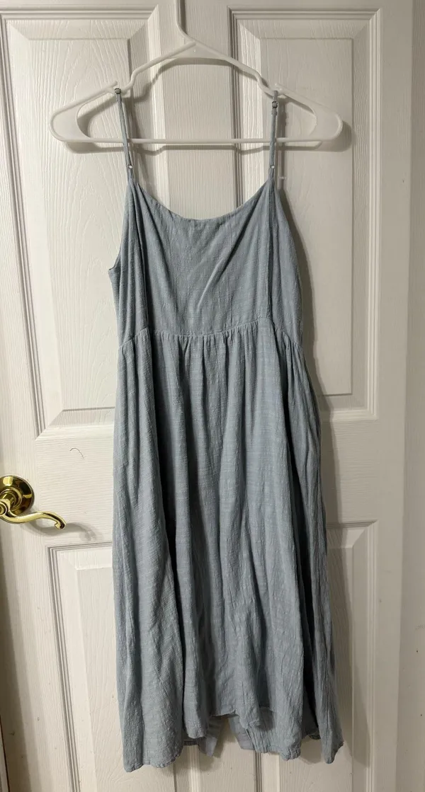 Altar'd State Dusty Blue Dress - Image 3