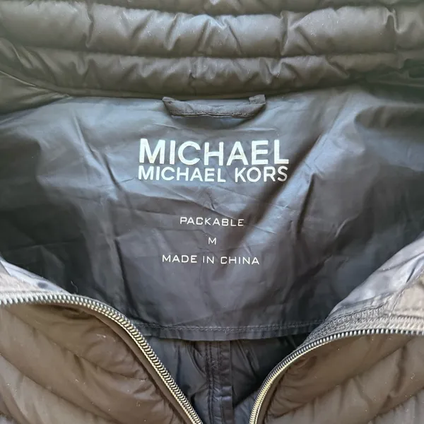 Michael Kors Quilted Hooded Jacket Size Medium - Image 5