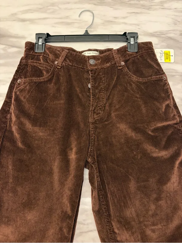 Free People We The Free Deep Trance Corduroy Boyfriend Pants 26 NWT - Image 6
