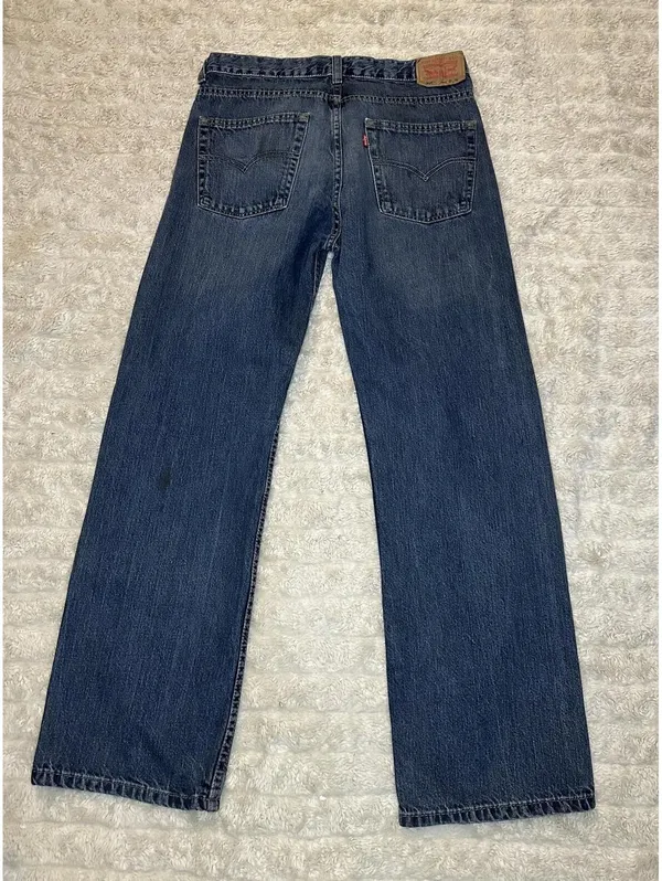 Levi's 550 Relaxed Fit medium wash straight leg denim jeans Size 29x29 - Image 6