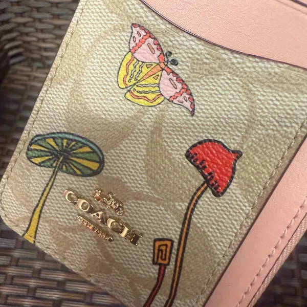 Coach X Observed By Us Zip Card Case In Signature Canvas cu403 - Image 3