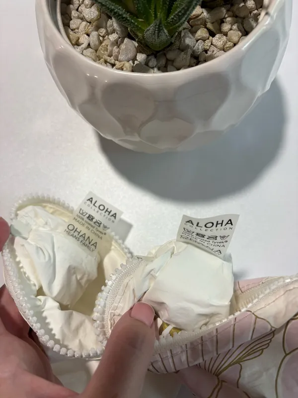 Vintage Aloha Collection Pink Shell Mini Pouch Set - Image 3