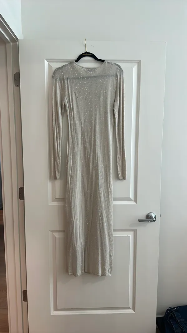 Long Shiny Zara Dress - Image 3