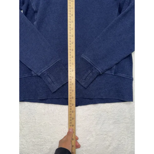 Lululemon Women's Scuba Hoodie Full Zip Dark Blue Yoga pocket stretch Size 8 - Image 8