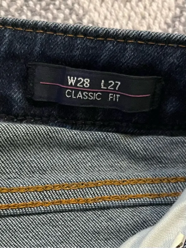 VIGOSS Women’s Jagger Distressed Classic Fit Skinny Blue Denim Jeans 28 - Image 8