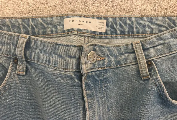 Raw Hem Straight Leg Jeans - Image 4