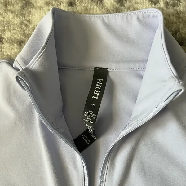 Vuori Studio Half Zip in Peri - Image 3