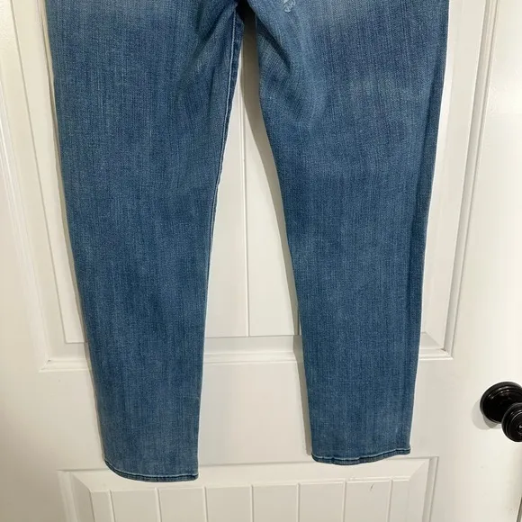 7 For All Mankind Josephina Straight High Rise Blue Jeans‎ Womens Size 29 - Image 6