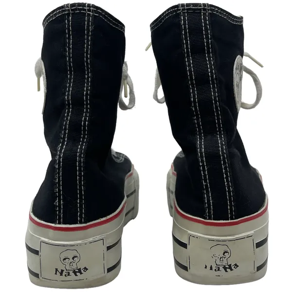 Vintage Y2K Nana Black Platform Sneakers Women’s Size 9 Goth Grunge - Image 5