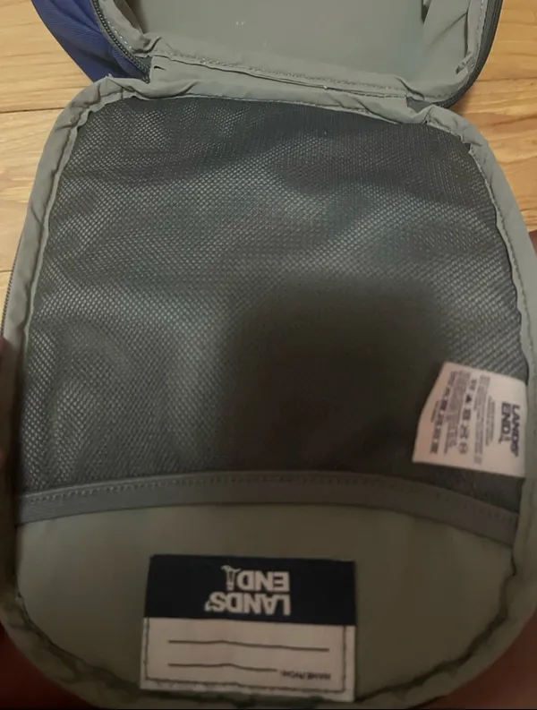 Lands end bag blue - Image 2