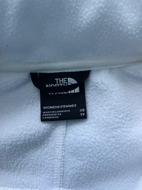 North Face Cropped Half Zip White  - Image 2