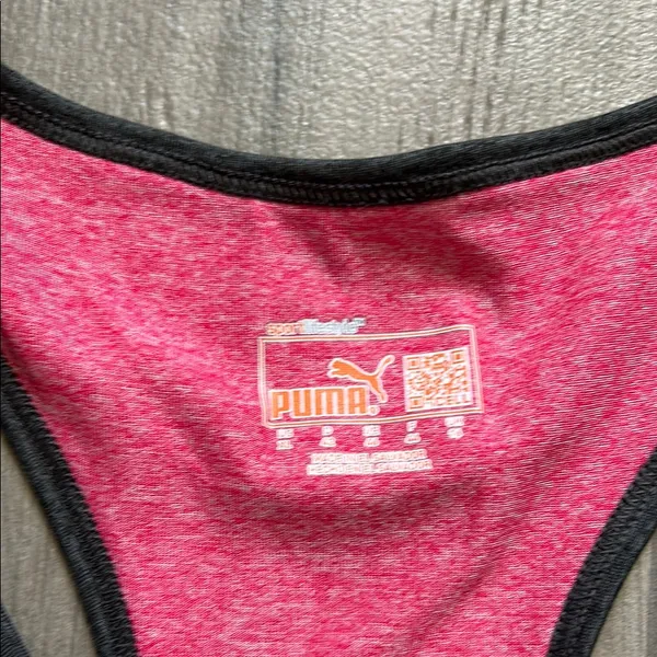 Puma Pink Performance Tank Top - Image 2