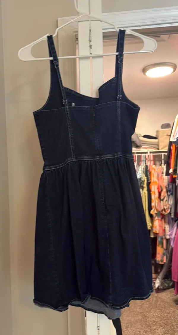 Denim Dress Blue - Image 3