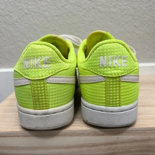 Nike Legend Neon Yellow‎ & White Lace Up Sneakers 6 - Image 5