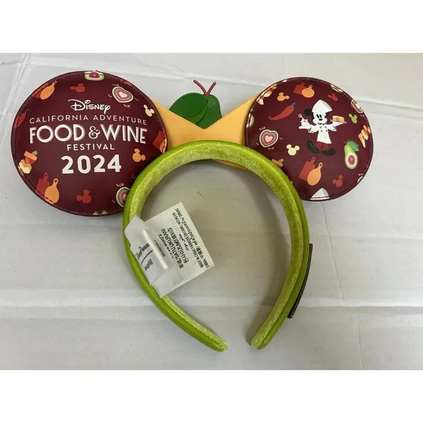 Food and Wine 2024 Festival Loungefly Mickey Mouse Ears - Image 2