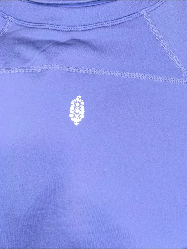 FREE PEOPLE MOVEMENT Keepin Cozy Run Crew Pullover / Bluebell / Large - Like New - Image 7