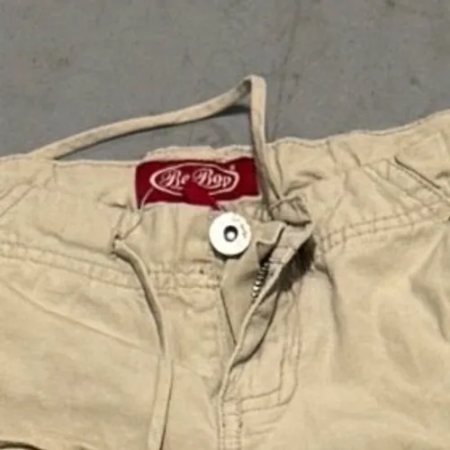 Bebop City Streets Cargo Pants Straight Leg Drawstring Hem Y2K Gorpcore size 3 - Image 4