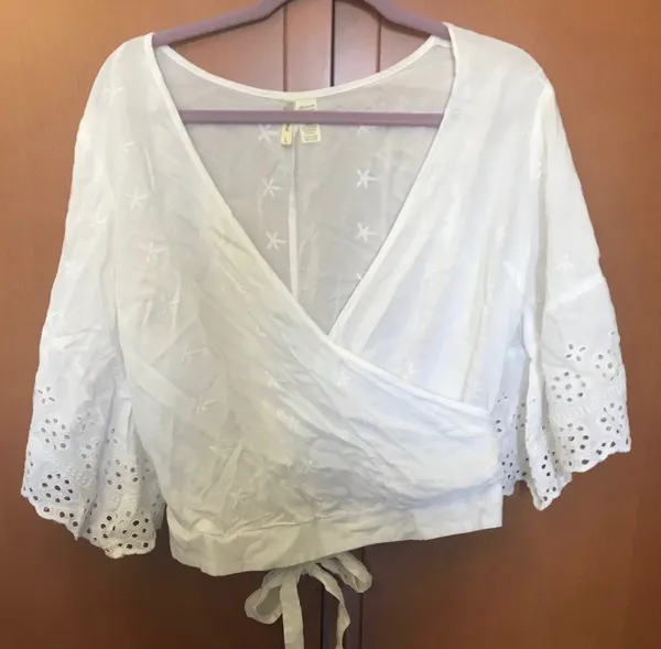 White Going Out Top Size L - Image 3