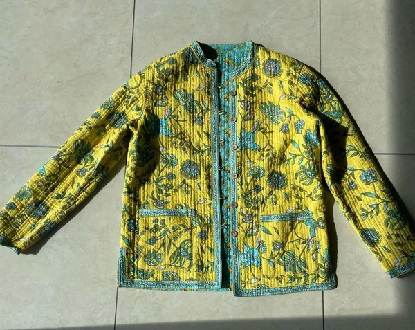 Reversible Super Lightweight Quilted Jacket Size M - Image 2