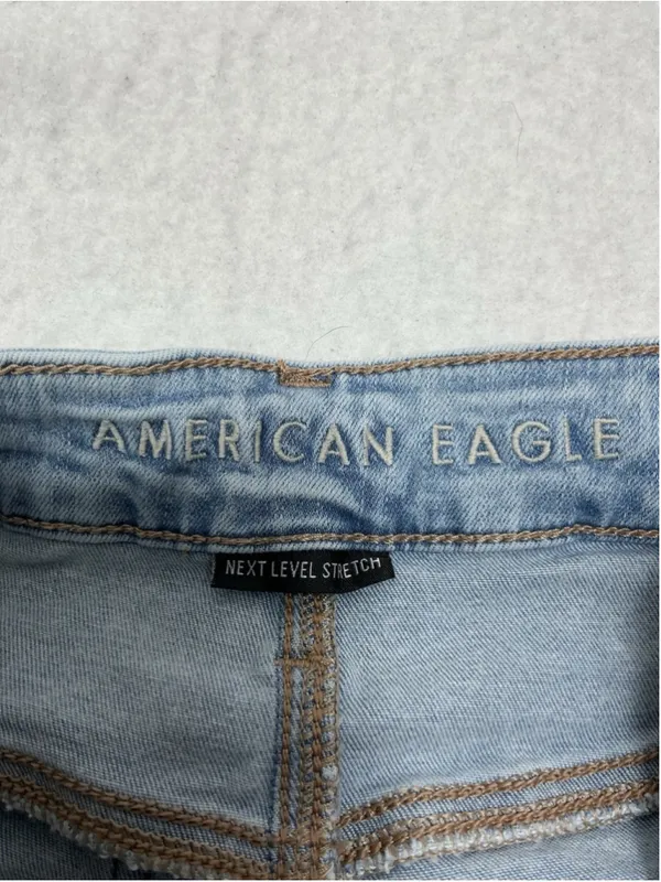 Womans Excellent American Eagle Jegging Light Wash Blue Jeans Size 10 Waist 29 - Image 4