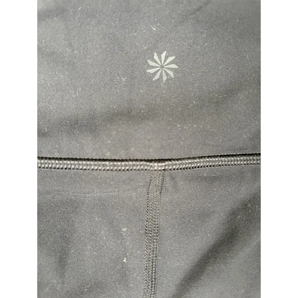 Athleta‎ Mid Rise Elation 8in Inseam Athletic Yoga Biker Shorts Small Black - Image 3