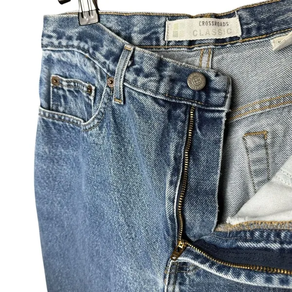 Vintage Crossroads Cotton Denim High Waist‎ Tapered Jean 10 | Classic 90's Mom - Image 3
