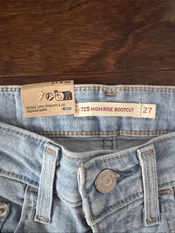 Levi's Light Blue Flare Jeans - Women's Bootcut with Rhinestones NWT - Image 6