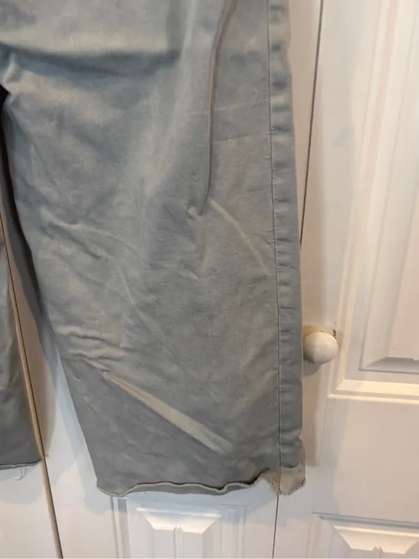 Mica green/gray wide leg crops size 29 - Image 5