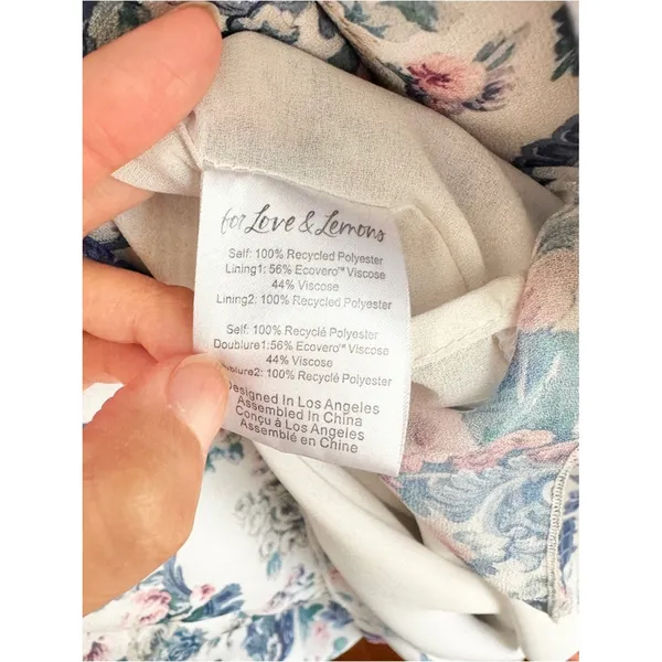 For Love And Lemons Floral Audrey Maxi Dress Small Petite - Image 10