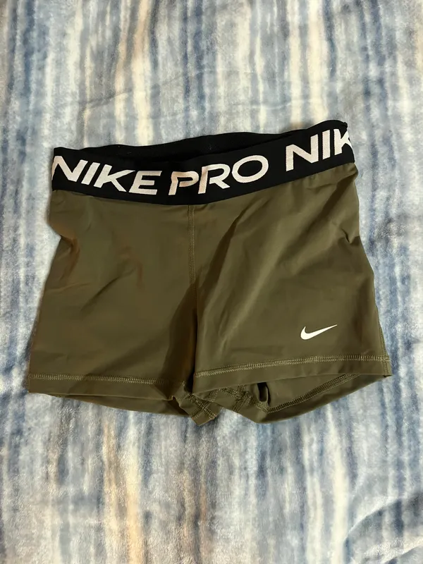 Nike Pro Spandex Army Green - Image 2