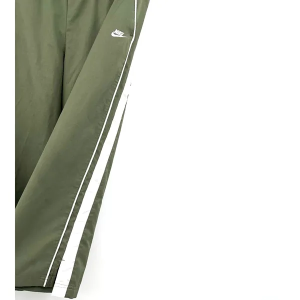 Nike size medium fit dry‎ line green pants white side stripes pockets - Image 4