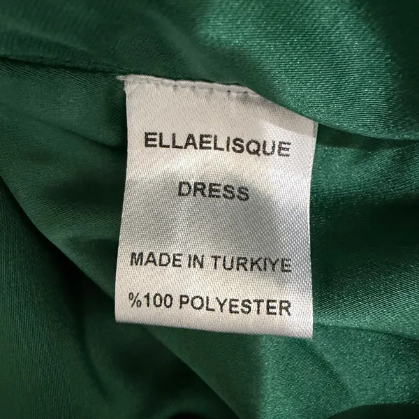 Ellae Lisque I'm the Gift Emerald‎ Green Off Shoulder Sequin Mini Dress Medium - Image 12
