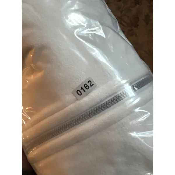 Lululemon Scuba Full‎ Zip Hoodie Women's 6 White Thumbholes Fleece Athletic Read - Image 8