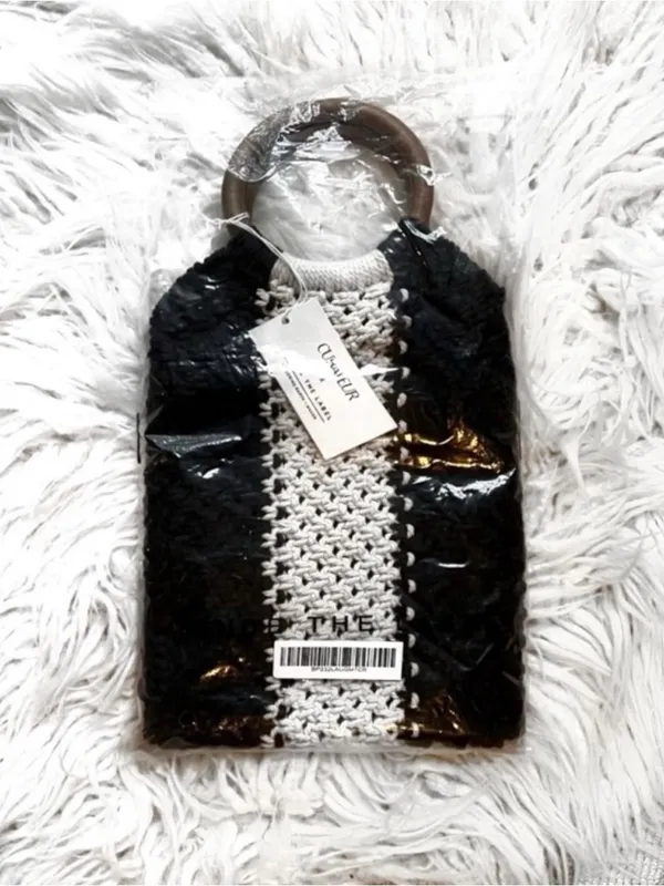 NWT Curateur × LAUDE THE LABEL Gabby Mini Macrame Bag - Image 6