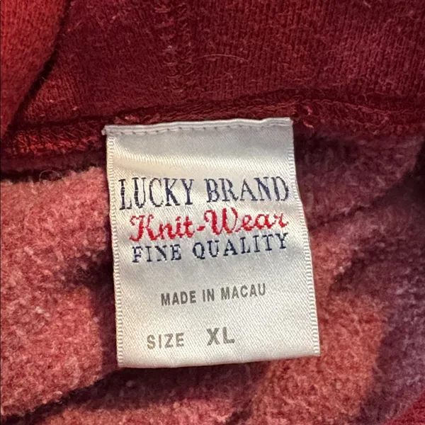 Lucky Brand VINTAGE XL Hoodie Sweatshirt - Image 3