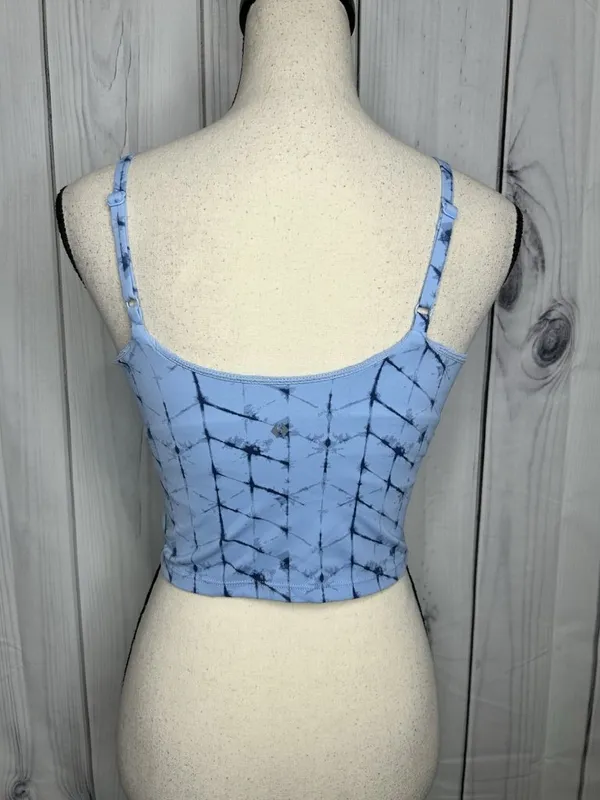 Tavi Women's Sz S Support Studio Yoga Cami Sports Bra Blue - Image 6