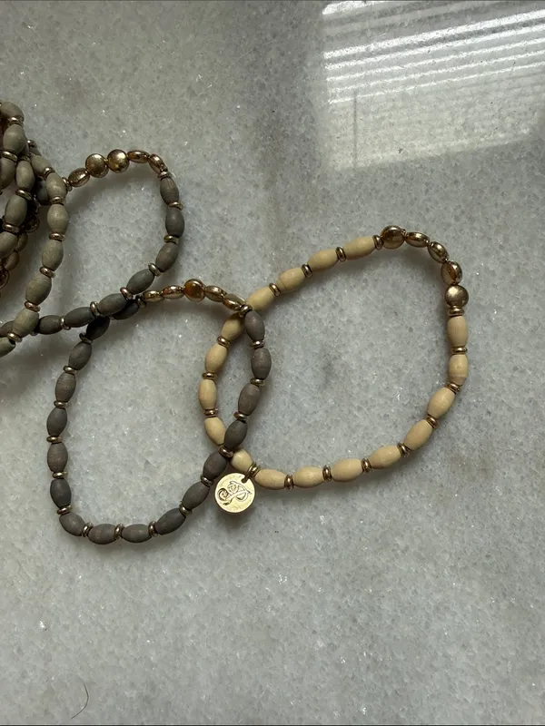 Plunder sage earthy multi stretch beaded bracelet fashion jewelry set new 8 pc - Image 5